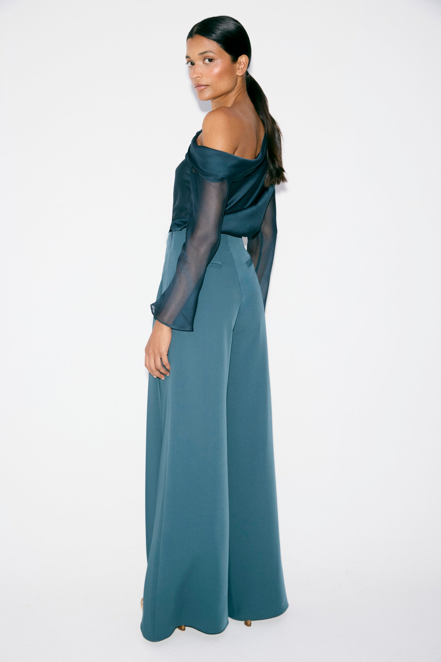 Pantalón SIENNA Azul Petróleo