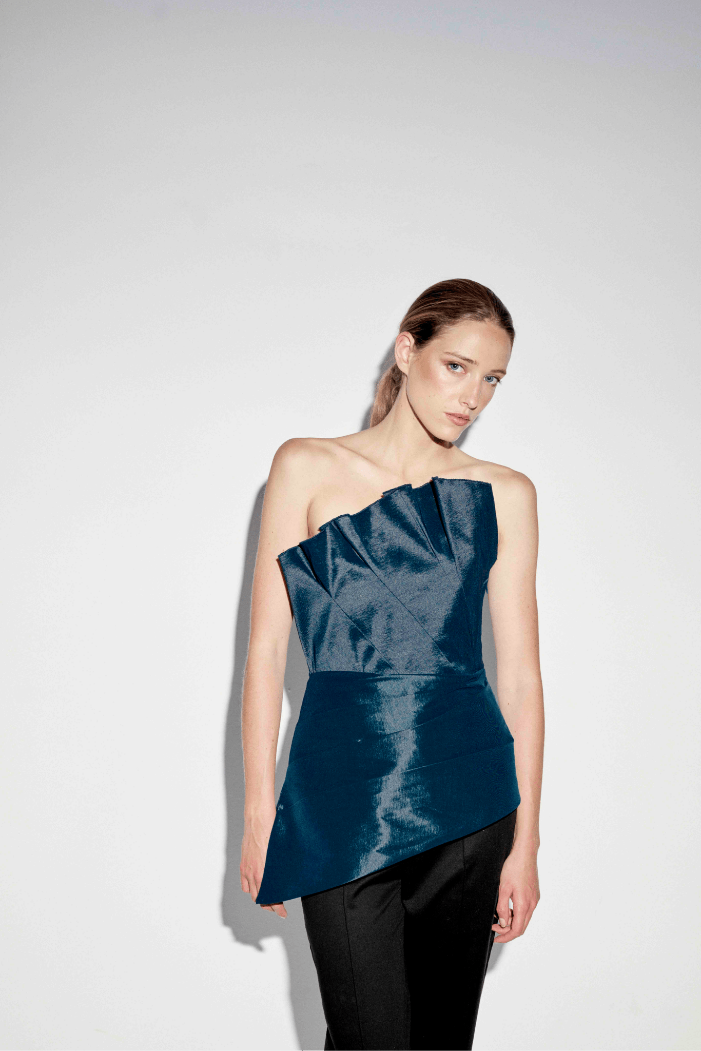 Top GISELLE Azul Petróleo - BIMANI
