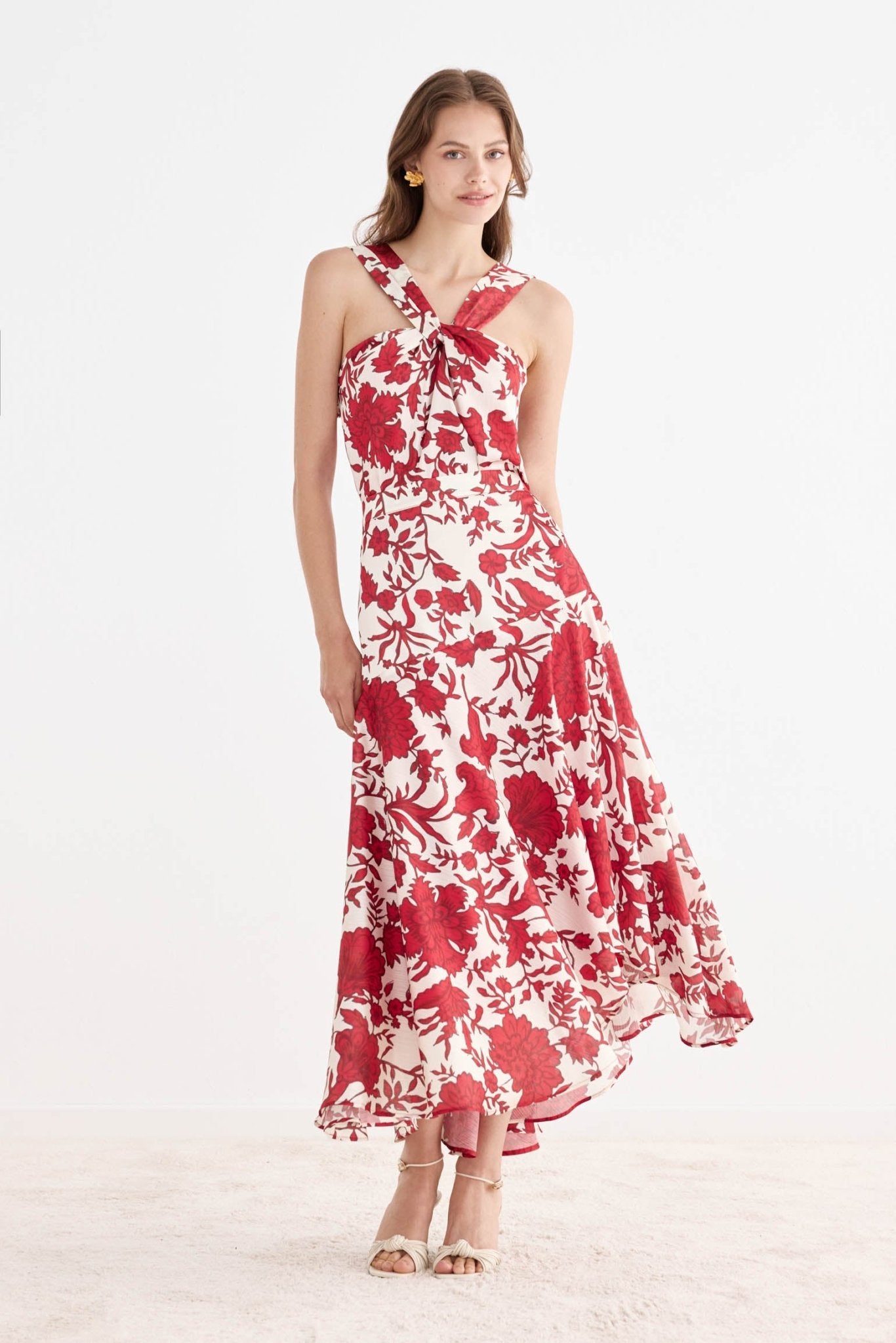 Top BONAO Print Red - BIMANI