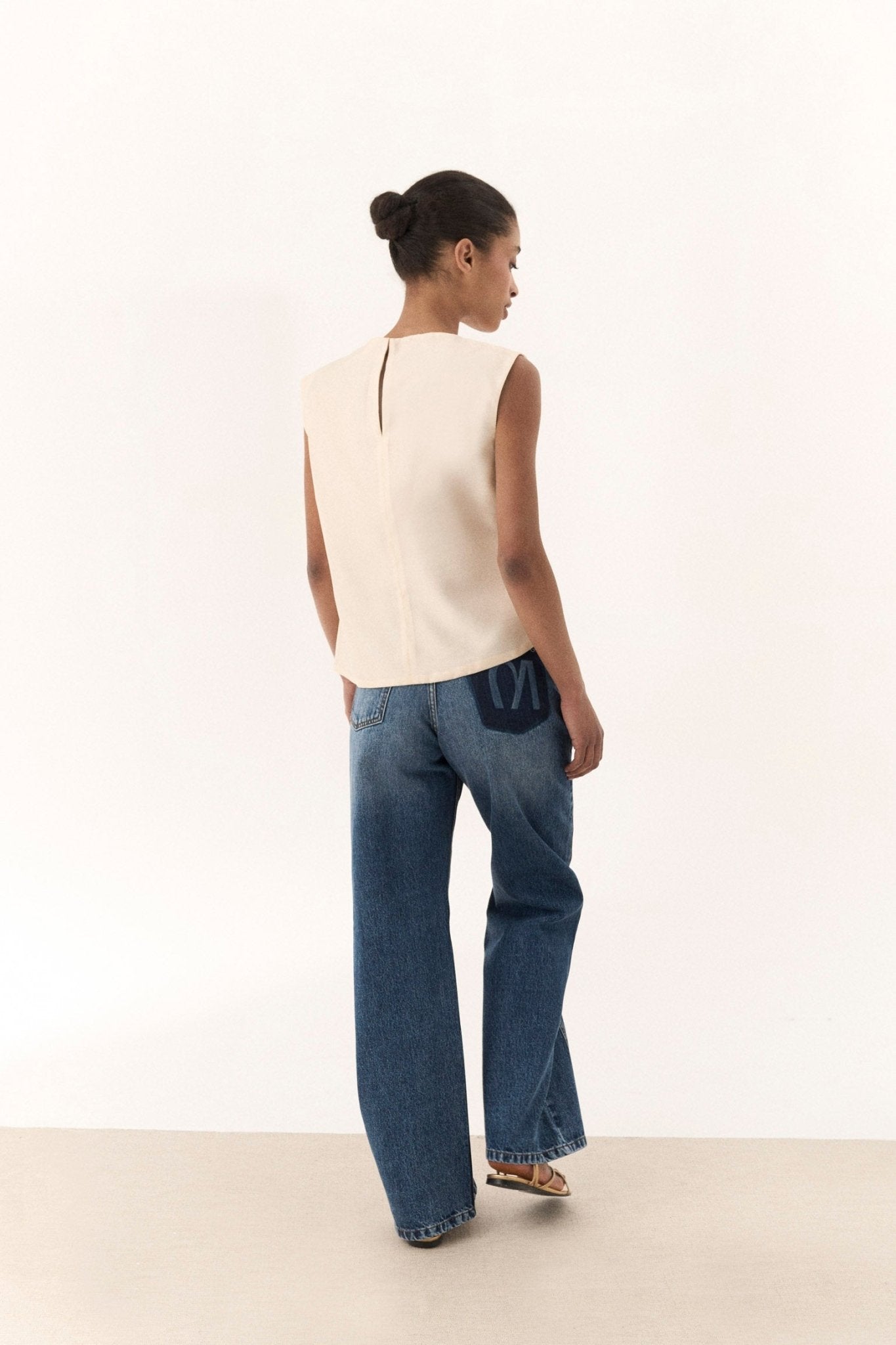 Top INDIRA Beige - BIMANI