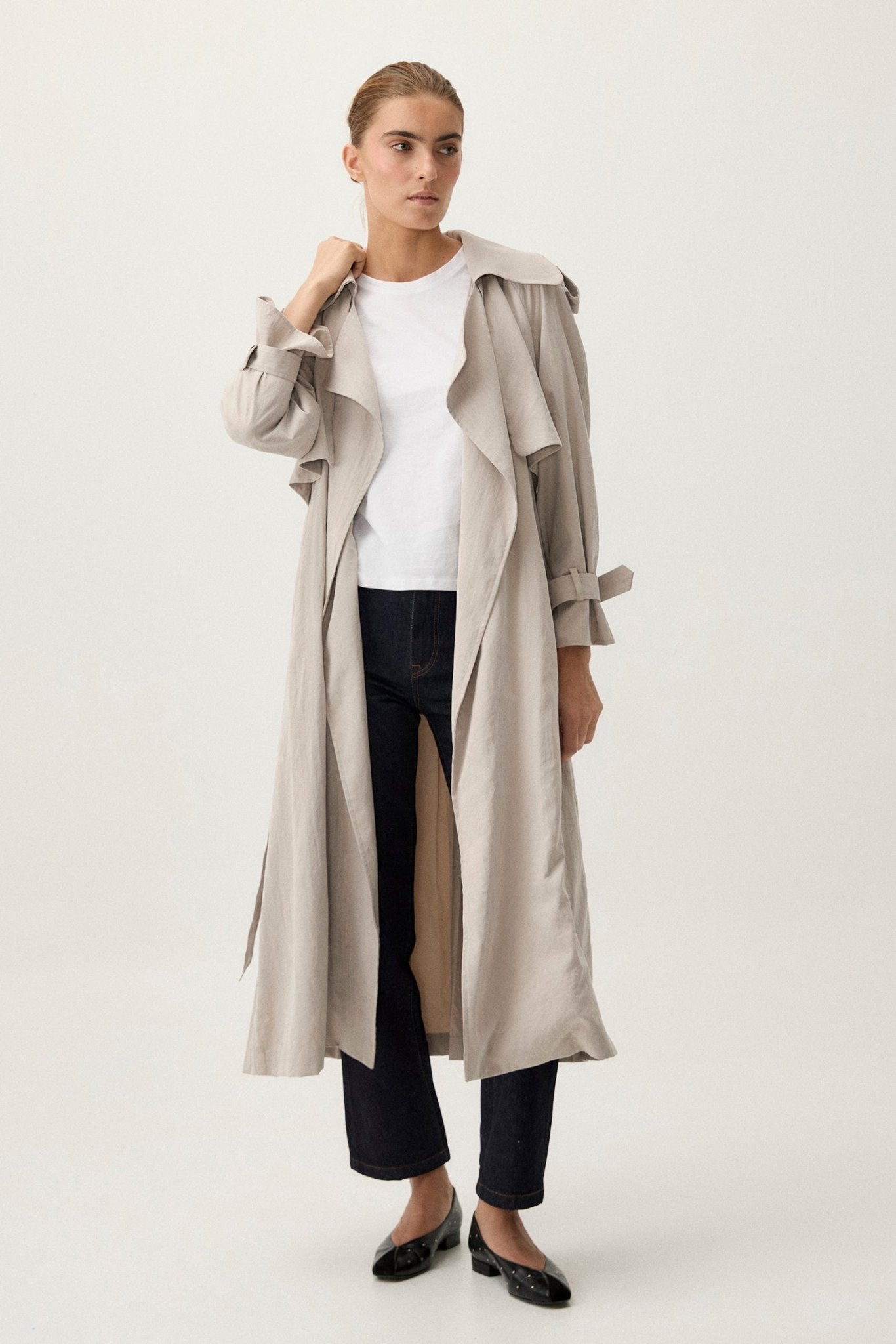 Gabardina SLOANNE Beige - BIMANI