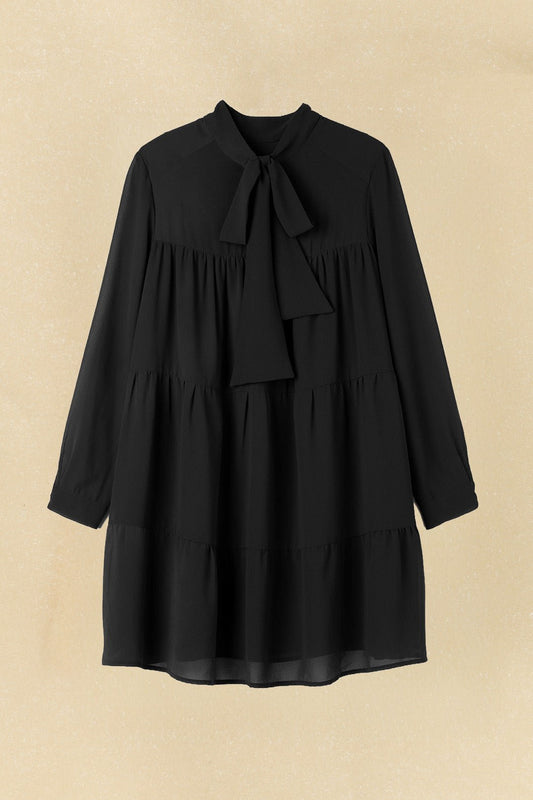 Vestido BOLTON Negro Magnético - BIMANI