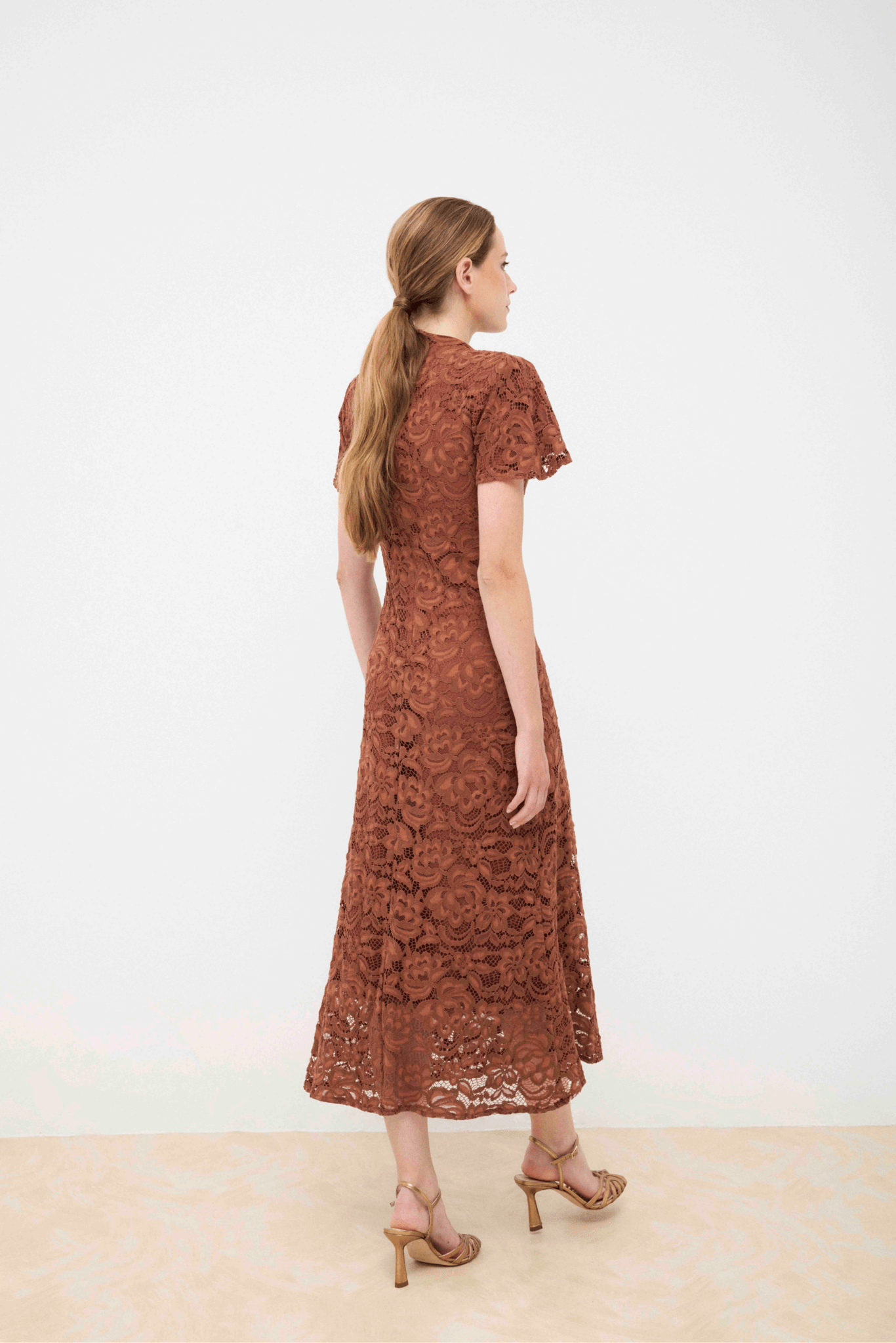 Vestido FIORELLA Terracota - BIMANI