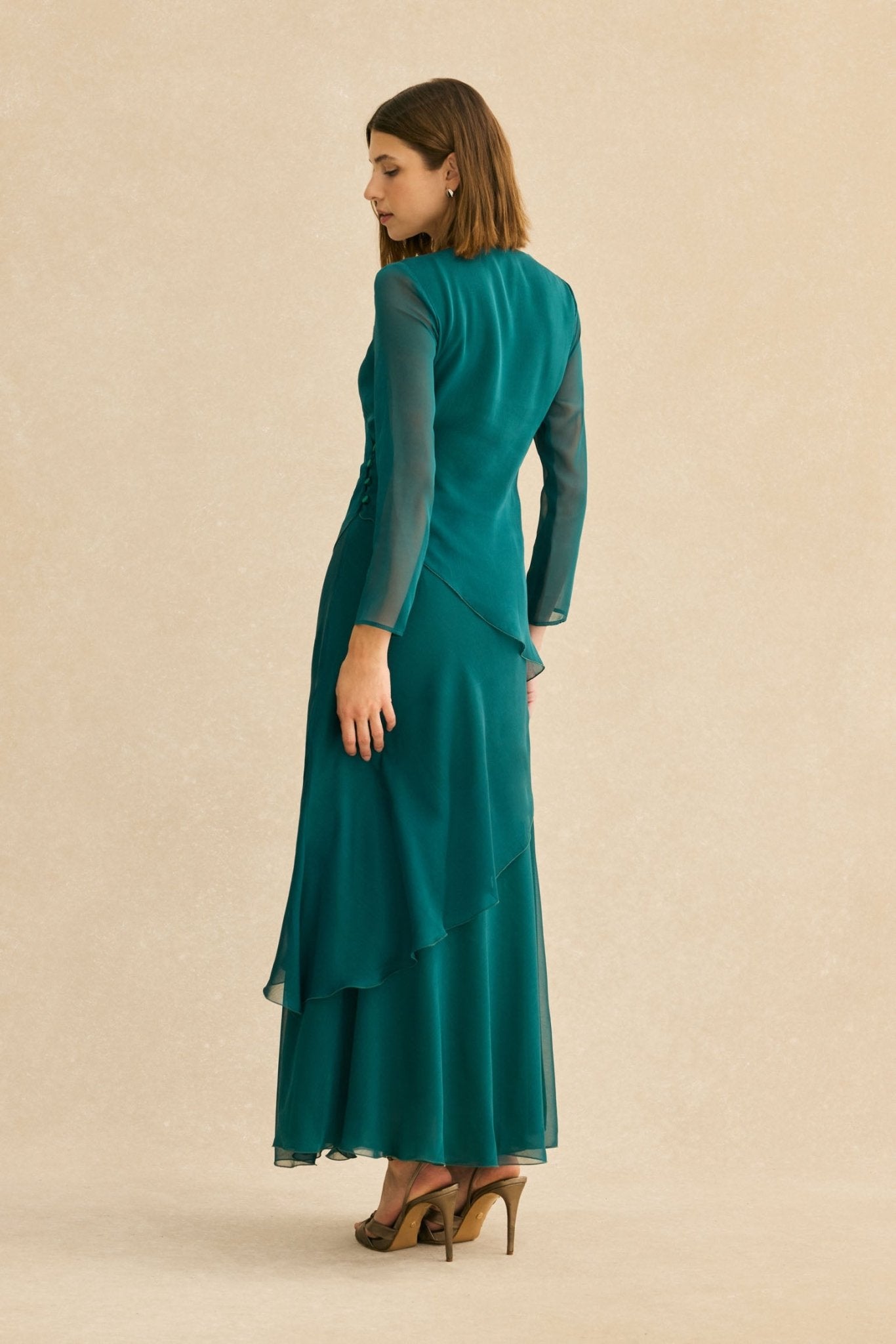 Vestido GIA Verde Hiedra - BIMANI
