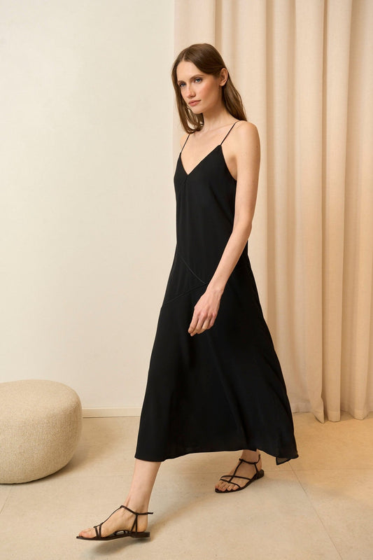 Vestido LARA Negro Magnético - BIMANI