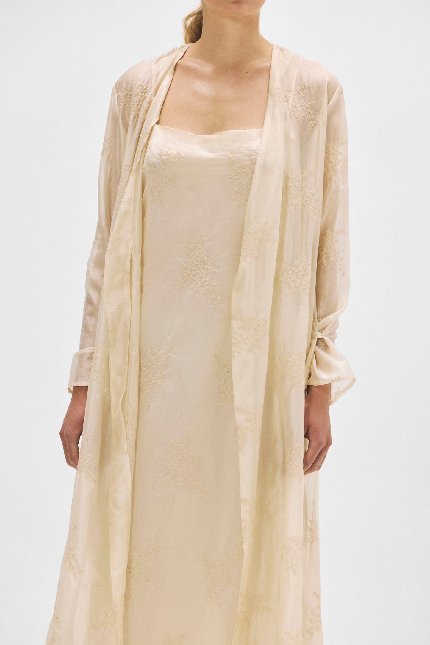 Vestido LEONIE Crema - BIMANI