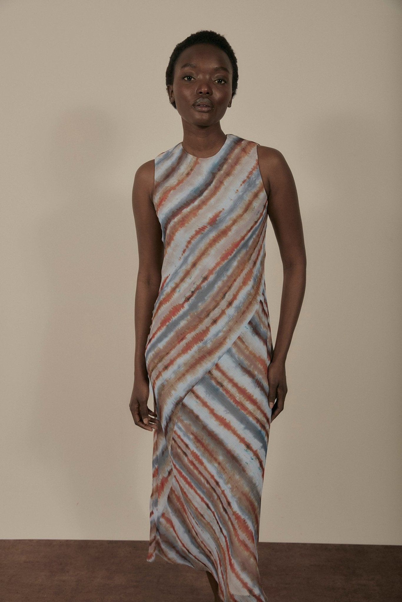 Vestido RODAS Estampado Bruma - BIMANI
