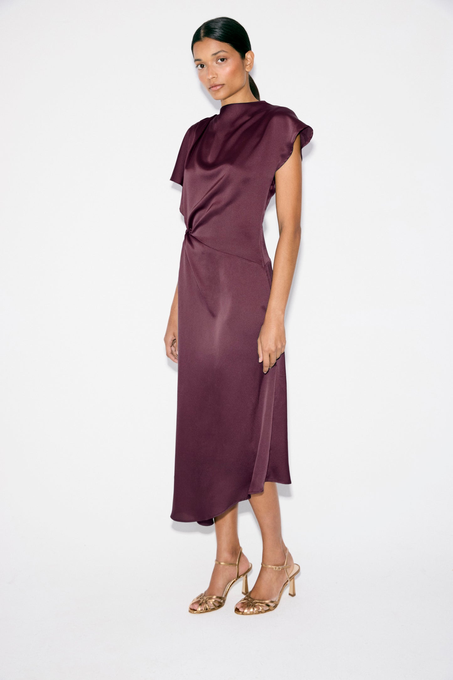 Vestido ROSALIE Berenjena