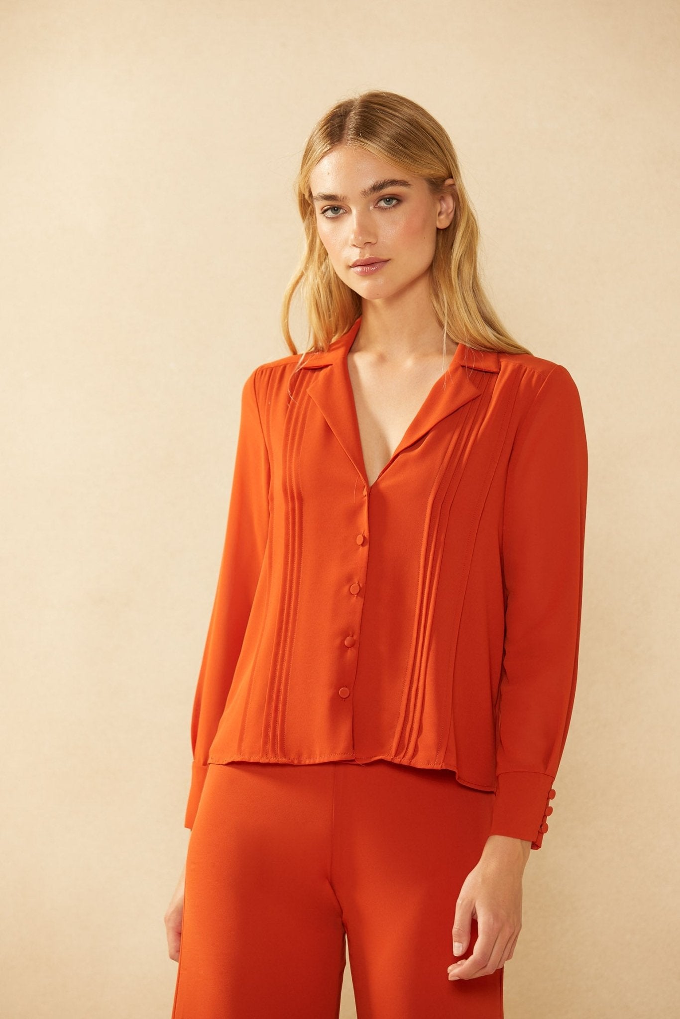 Blusa PLEAMAR Orange Jupiter - BIMANI