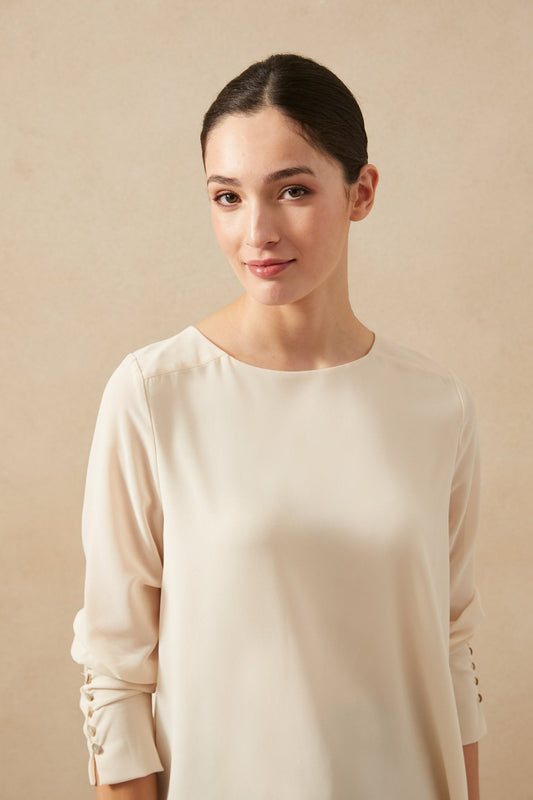 Blusa SENDA Beige Venus - BIMANI
